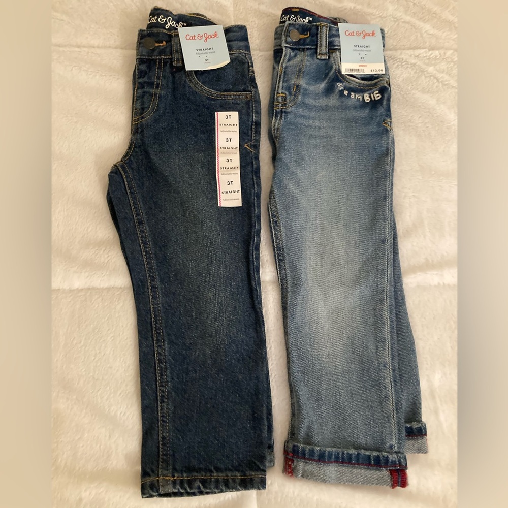 Cat & Jack 3T Boys Jeans Set of 2